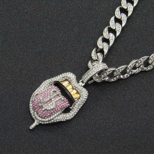 Pink Luxe Dollar Pendant