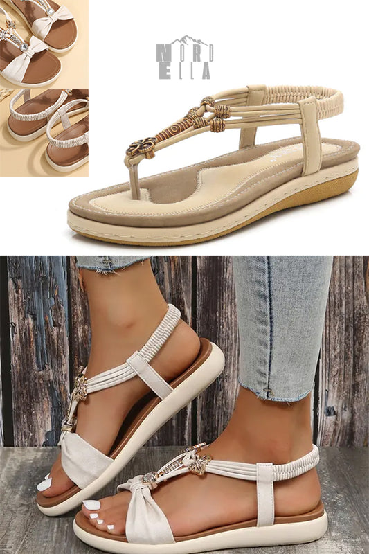 Sandalias planas estilo romano