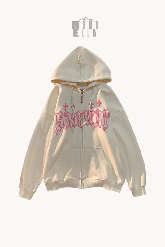 SWT Cross Zip-Up Hoodie