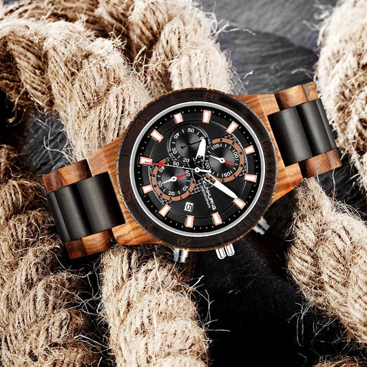 Quartz Bamboo Timepiece