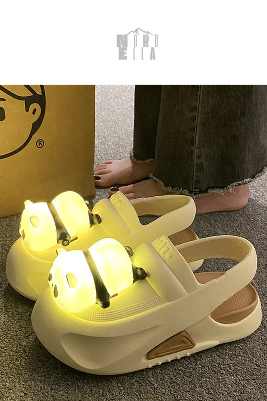 Chaussons lumineux Panda Lamp