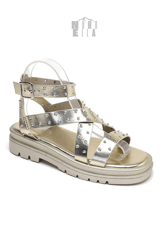 Joia Golden Sandals