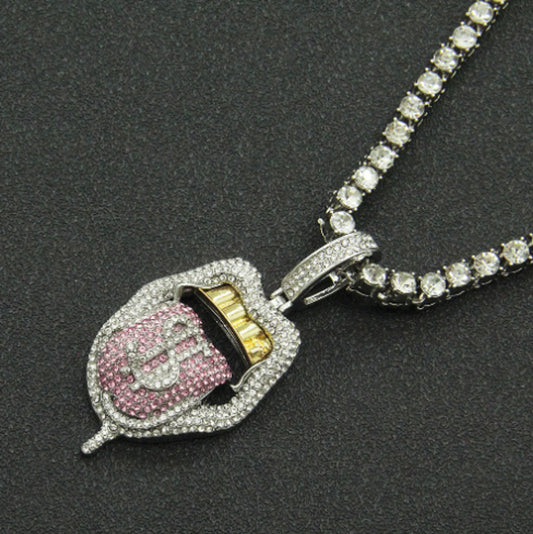 Pink Luxe Dollar Pendant