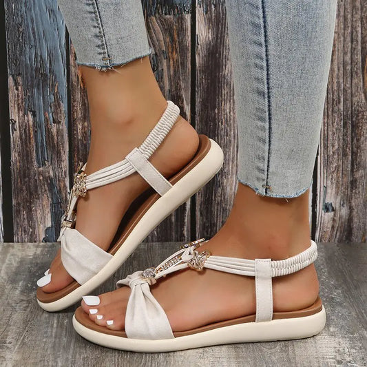 Sandalias planas estilo romano