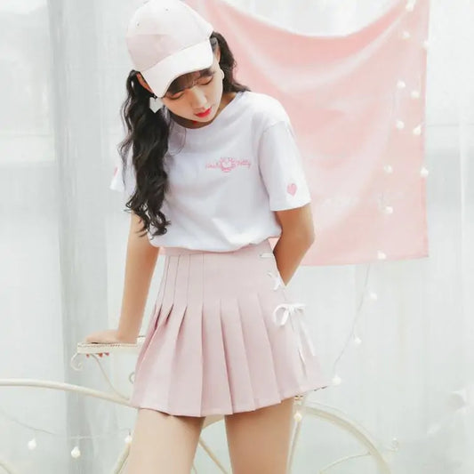 School Girl Lace-up Skirts