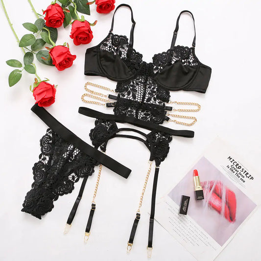 Chic Chain Lingerie Set